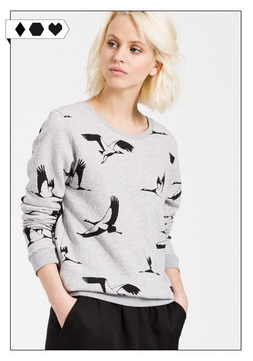 SLORIS_armedangels_Pullover_grau_schwarz_birds_big