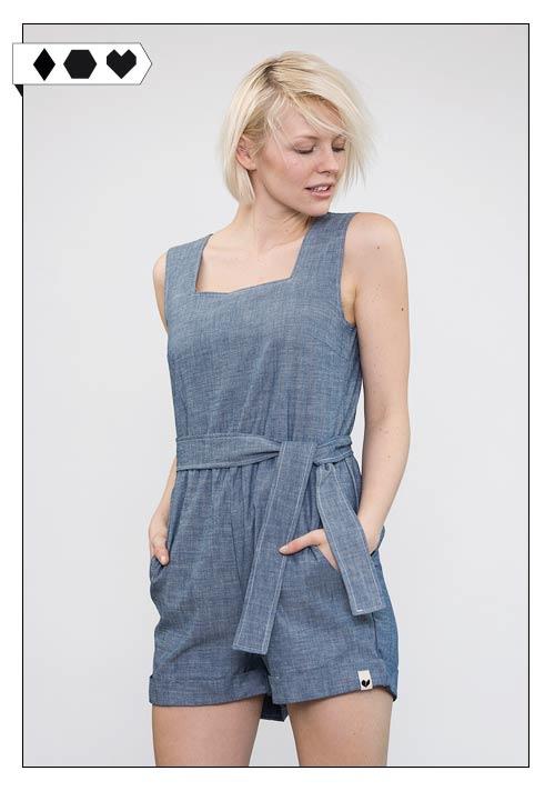 Lovjoi Jumpsuit Bavara auf dem Slow Fashion Blog Sloris. Slow down and fashion up! 100% Organic Cotton. GOTS zertifiziert. FS 2016