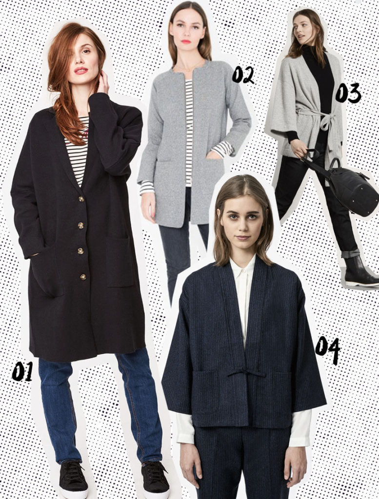 Fair Fashion Cardigans Herbst Winter 2017 Thought Clothing Miss Green A Kind of Guise Hessnatur Mode Nachhaltigkeit Biobaumwolle Organic Cotton