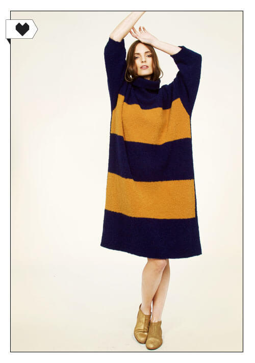 Misericordia Pullover-Kleid sloris-misericordia-pullover-stripes-fair-fashion-cardigans-vegan-eco-social